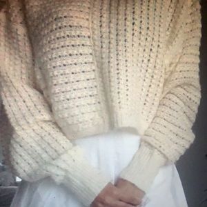 Wilfred Free Cropped Textured Sweater